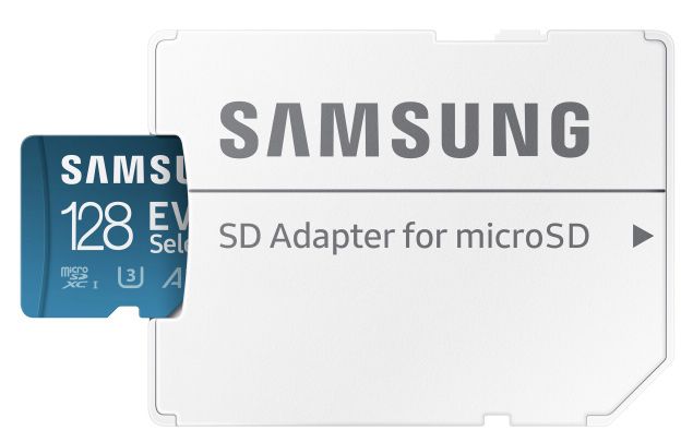 Samsung EVO Select 128GB microSDXC UHS I U3 mit SD Adapter für 12,99€ (statt 18€)
