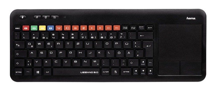 Hama Uzzano Funk Tastatur mit integriertem Touchpad für 18,99€ (statt 42€)