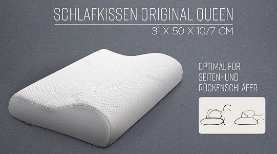 Tempur Schlafkissen bei Veepee   z.B. Original Queen für Seiten/Rückenschläfer nur 70€ (statt 87€)