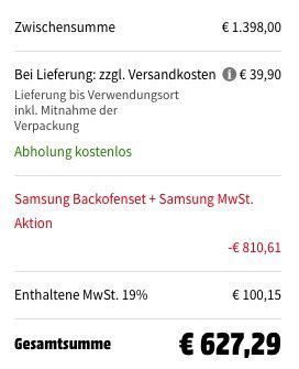 Ausverkaft! Samsung NV70K3370BS Einbaubackofen + Induktionskochfeld für nur 627,29€ (statt 749€)