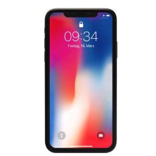 Apple iPhone X 256GB [gebraucht] in Grau für 329,90€ (statt neu 536€)