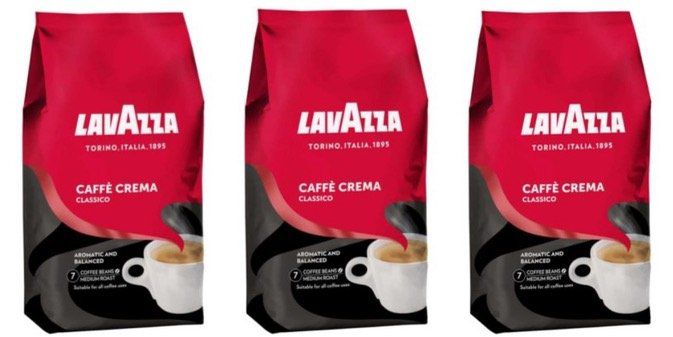 Vorbei: Lavazza Caffè Crema Classico ganze Bohnen 3kg für 21,99€ (statt 36€)