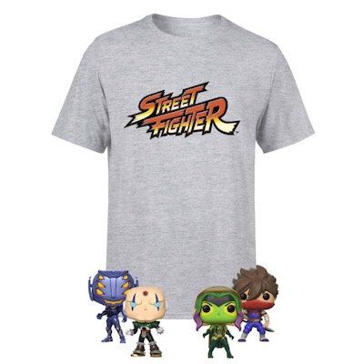 Marvel vs. Capcom Bundle (T Shirt + 4 Funko Pop Figuren) für 18,81€