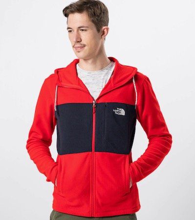 The North Face Sweatjacke in Rot für 50,92€ (statt 68€)