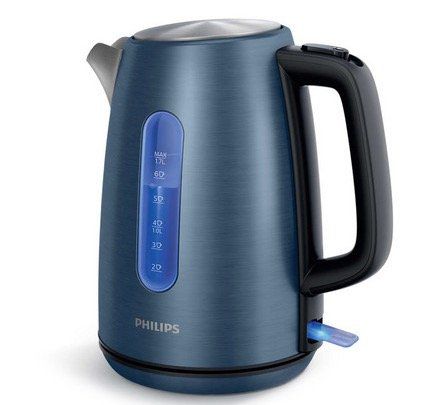 Philips Wasserkocher HD9358 mit blauer Beleuchtung für 35,90€ (statt 50€)