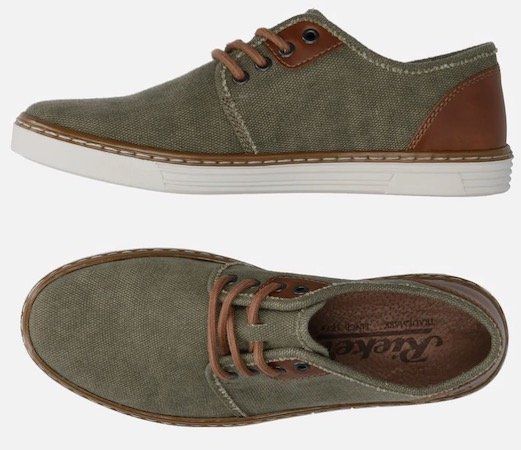 Rieker Halbschuhe in Cognac Oliv für 35,91€ (statt 45€)   40, 41, 42, 44