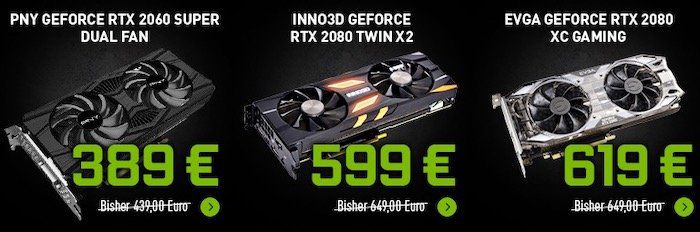 Nvidia Summer Sale   z.B. Zotac GeForce RTX 2070 AMP! Edition für 423,99€ (statt 487€)