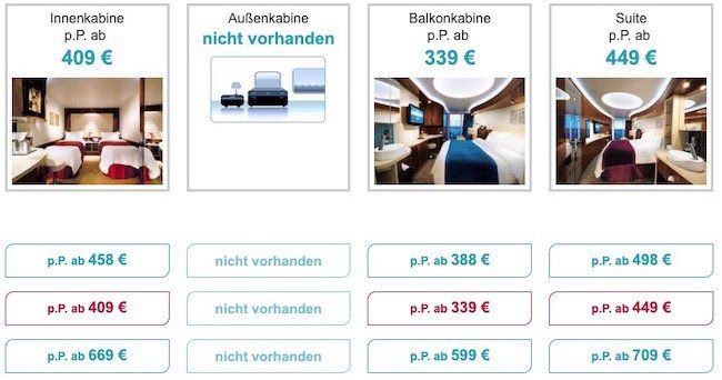 5 Tage Minikreuzfahrt Westliches Mittelmeer inkl. Balkonkabine, Flug, Getränke  & Restaurantpaket ab 599€ p.P.