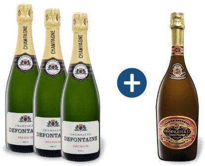 Champagner bis  29% bei LIDL + keine VSK ab 29€