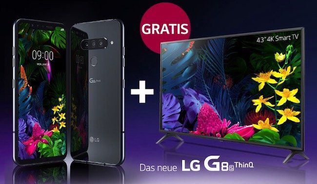 LG legt nach: weitere 1.000 gratis UHD TV zu jedem LG G8s ThinQ