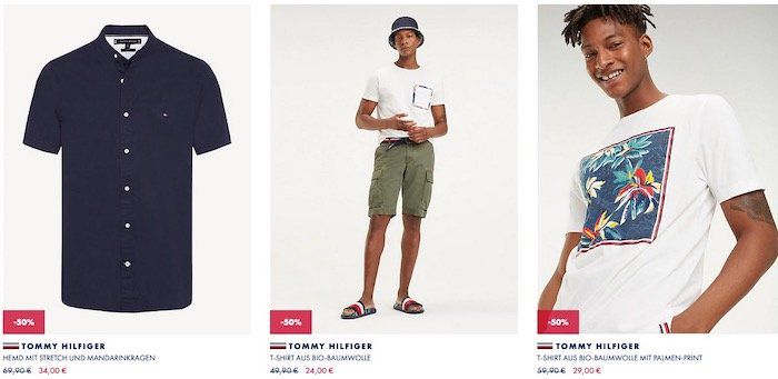 Tommy Hilfiger Sale mit genau 50% Rabatt + 10% Rabatt + versandkostenfrei