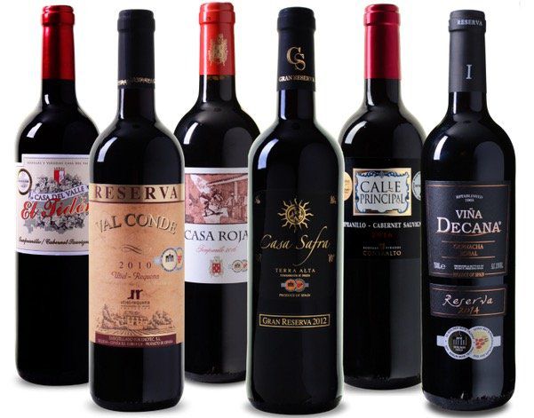 Wein Probierpaket Bestseller aus Spanien mit 6x medaillenprämiertem Rotwein für 28,99€ (statt 55€)