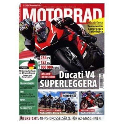 Halbjahresabo MOTORRAD für 51,65€ + Prämie: 50€ Amazon Gutschein