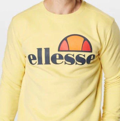 Ellesse Herren Sweatshirt Succiso in Gelb in M bis XL für 29,67€ (statt 43€)