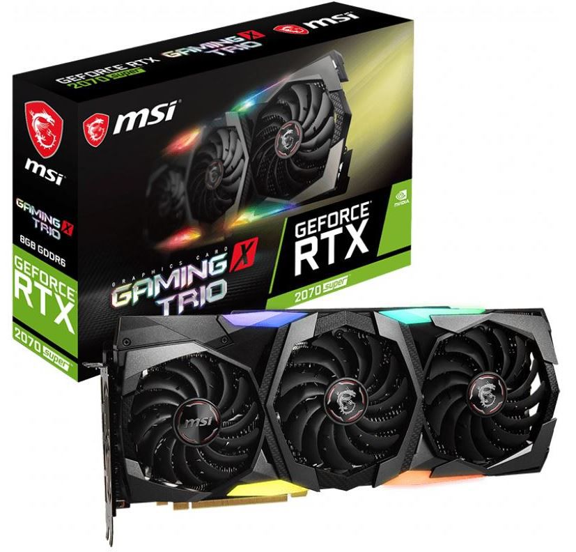 Vorbei: MSI GeForce RTX2070Super GAMING X TRIO 8GB DDR6 für 507,94€ (statt 600€)