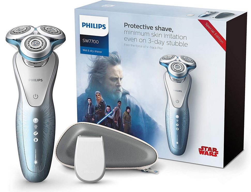 PHILIPS SW7700/67 Nass und Trockenrasierer Star Wars Special Edition für 77€ (statt 130€)