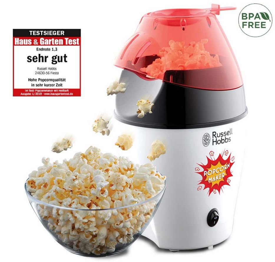 RUSSELL HOBBS 24630 56 Fiesta Popcornmaker für 24,99€ (statt 29€)   Prime