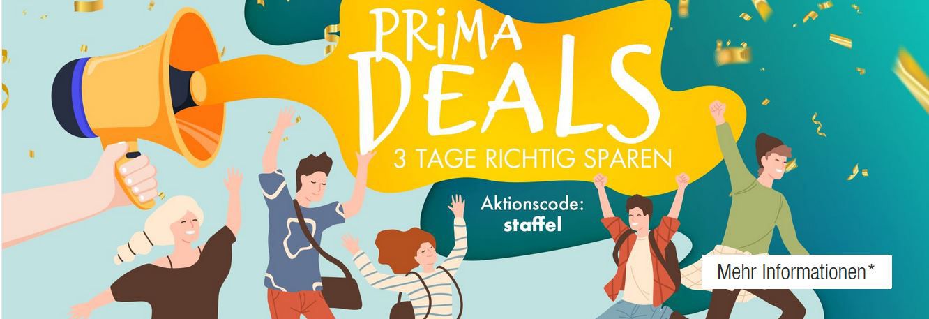 Galeria Kaufhof Prima Deals mit bis zu 20% Staffelrabatt auf (fast) Alles