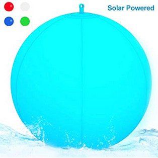 Wasserdichte und schwimmbare LED Solar Kugel Leuchte für 12,34€ (statt 19€)