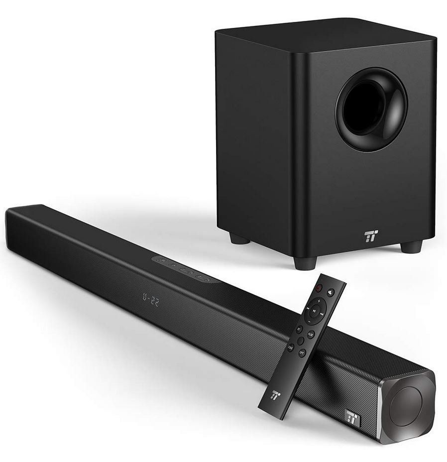 TaoTronics 2.1 Soundbar mit Bluetooth Subwoofer für 84,99€ (statt 130€)