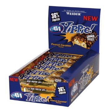 Schnell? 12er Pack Yippie! Bar 70g Erdnuss Karamell für 14,99€ (statt 31€)