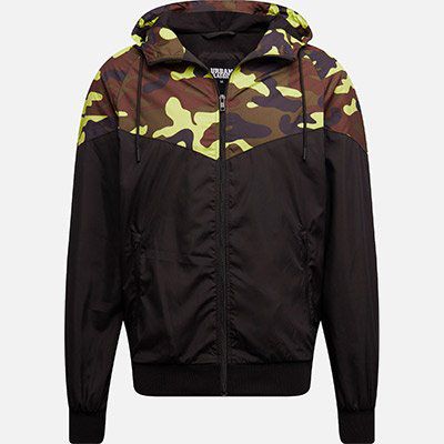 Urban Classics Kapuzenjacke Pattern Arrow für 17,91€ (statt 37€)