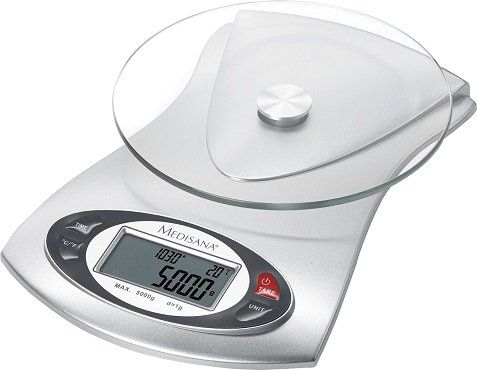 MEDISANA 40467 KS 220 Küchenwaage (max. Tragkraft: 5 kg) für 11,99€ (statt 15€)