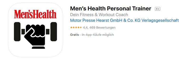 Mens Health Personal Trainer App   Übungen, Workouts & Expert Features für 3 Monate gratis (statt 12€)