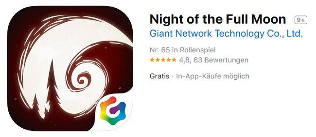 iOS/Android: Night of the Full Moon kostenlos (statt 50 Cent)