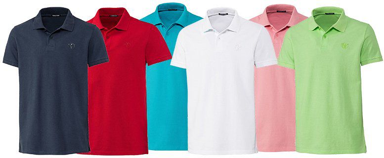 3er Pack Chiemsee Herren Poloshirt aus Baumwoll Piqué für 35,98€ (statt 45€) + GRATIS Küchen Schneidbrett mit Messer