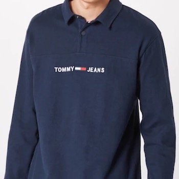 Tommy Jeans Sweatshirt TJM Essential Rugby Shirt für 33,92€ (statt 52€)