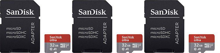 Vorbei! 3x SANDISK 32GB Ultra UHS I Micro SDXC Doppelpack Speicherkarten für 10,65€ (statt 25€)