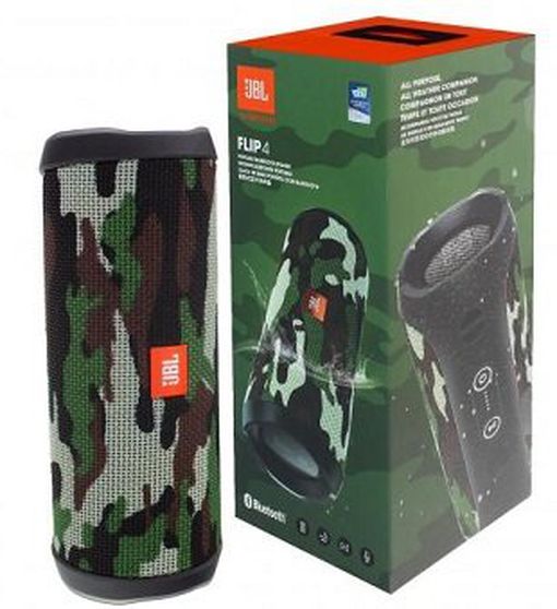 JBL Flip 4 Bluetooth Lautsprecher (Camouflage) für 64,90€ (statt 76€)