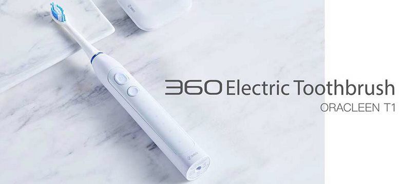 360 ORACLEEN T1   elektrische Schallzahnbürste mit 5 Modi für 27,27€ (statt 33€)