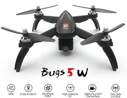 MJX Bugs 5W   Brushless GPS Drohne mit schwenkbarer 4k Cam für 131,99€   aus DE