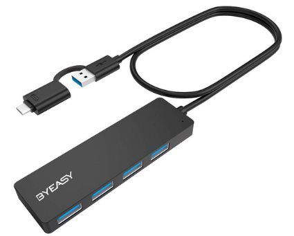 BYEASY USB Hub zu USB 3.0 HUB mit 4 USB 3.0 Ports für 10,49€ (statt 15€)