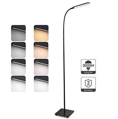 TaoTronics TT DL072   LED Stehlampe mit 4 Farbmodi & Stufen für 24,99€ (statt 45€)