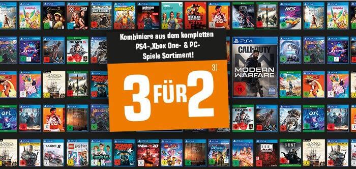 Top! Saturn: 3 Games zum Preis von 2   keine mehrfach Bestellungen für den gleichen Artikel