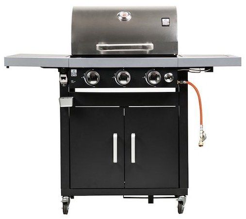 GrillChef by Landmann Gasgrill mit 3 Brennern + Seitenbrenner für 158,95€ (statt 229€)