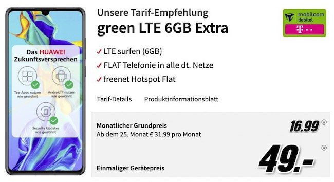 🔥 Telekom Allnet Flat von mobilcom mit 6GB LTE für eff. 6€ mtl.   genau lesen!