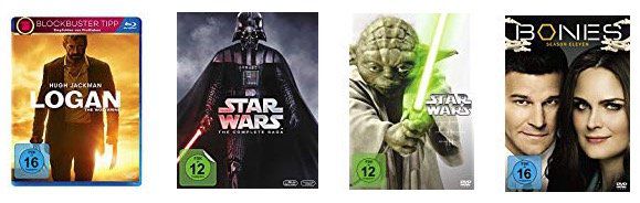 Amazon: ausgewählte DVDs/Blu rays für 50€ kaufen + 50€ Prime Video Guthaben erhalten