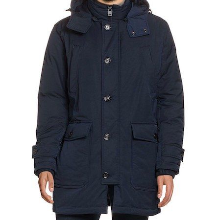 Hugo Boss Delano Daunenmantel mit abnehmbarer Kapuze für 349,12€ (statt 525€)   M, L