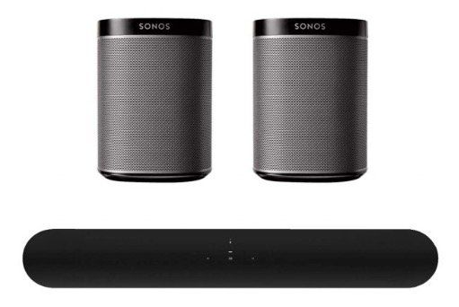 Sonos 5.0 Entertainment Set (2x Play:1 + Beam Soundbar) für 644€ (statt 709€)