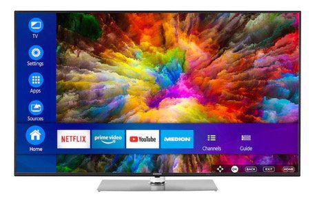 Ausverkauft! Medion Life X16503   65 Zoll UHD Fernseher mit Smart Funktionen für 499,95€ (statt 800€)