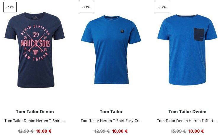 Jeans Direct: 4x T Shirt oder Hemden verschiedene Designs für 30€   z.B. G Star, Jack&Jones, Lee uvm.