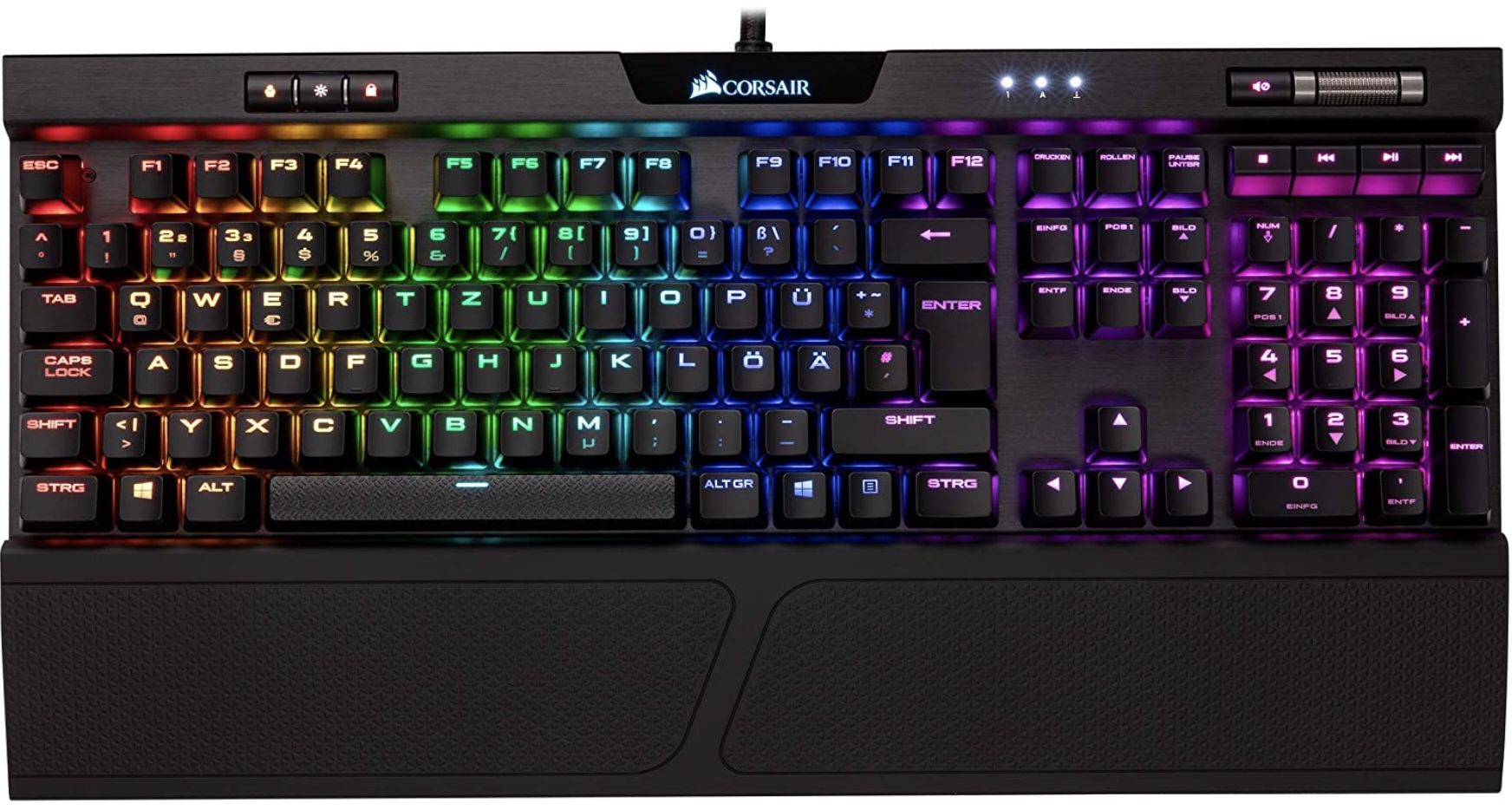 Corsair K70 RGB MK.2 Mechanische Gaming Tastatur für 120,89€ (statt 178€)