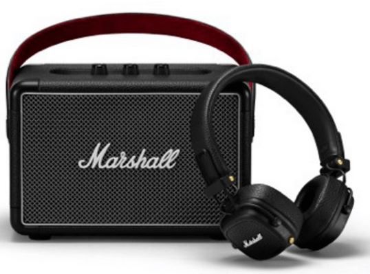 Marshall Kilburn II Bluetooth Lautsprecher + Major III Kopfhörer für 189€ (statt 246€)