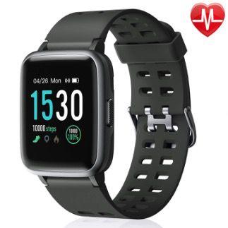 Letsfit Smartwatch mit Touchscreen und Fitness Funktionen z.B. Pulsmesser für 19,99€ (statt 40€)