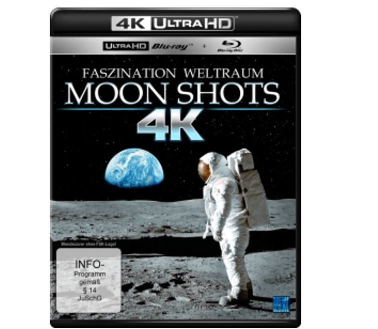 Moon Shots 4K Doku (4K Ultra HD Blu ray + Blu ray) für 5€ (statt 23€)