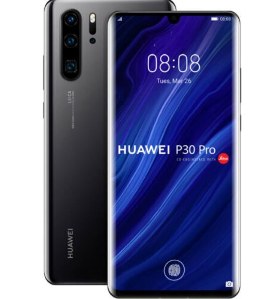 Huawei P30 Pro schwarzes Single Sim Phone 128 GB für 499,90€ (statt 665€) [gebraucht]